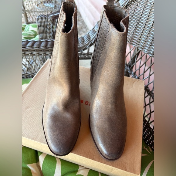 Lucky Brand Fall Wilano Suede Desert Palm Career Stacked Wedge Heel Boots NWT 10 - Picture 8 of 12
